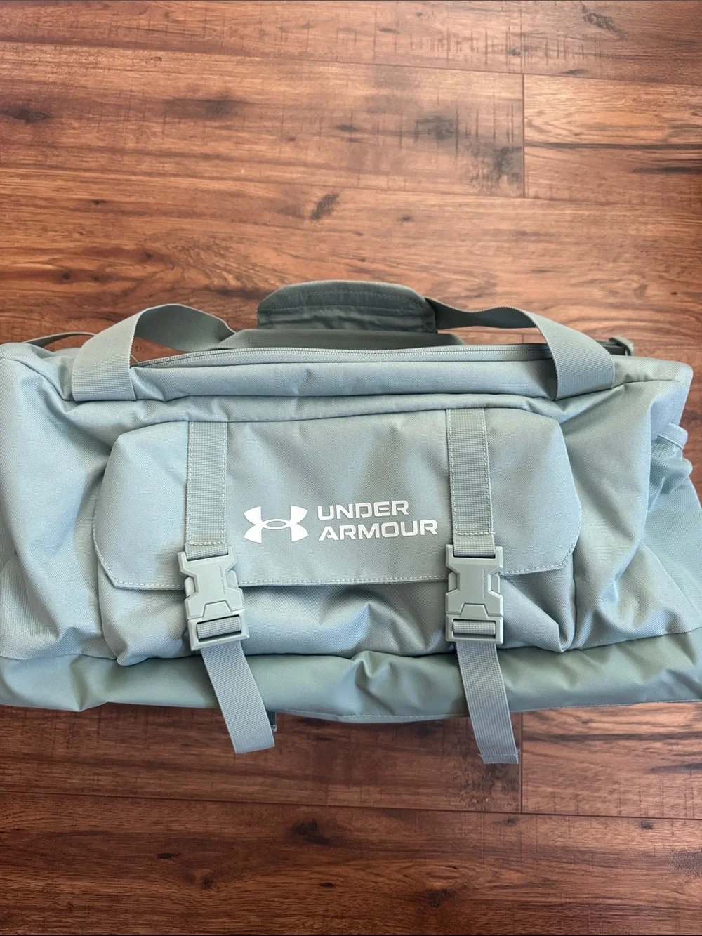 BRAND NEW! Under Armour Mint Green Duffel with Floral Logo